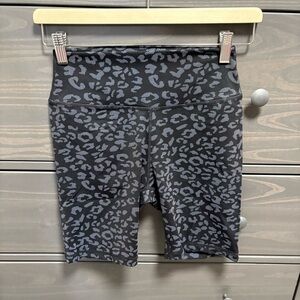 Zyia - Black Leopard Reflective Hustle Shorts